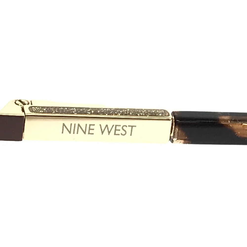 Nine West Eyeglasses Frames NW1089 210 Brown Gold Cat Eye Full Rim 52-16-135